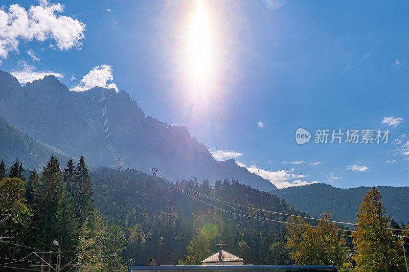 德国Garmisch-Partenkirchen Zugspitze峰会